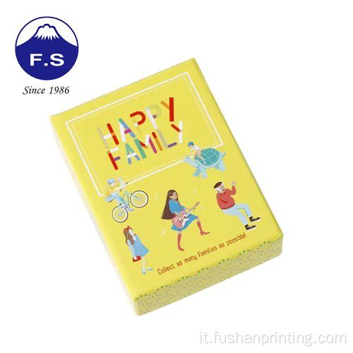 Taglie tascabile per bambini semplici Card di apprendimento colorato